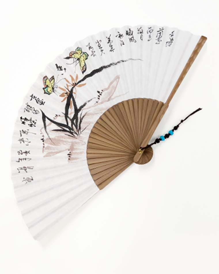Sanjo fan [orchid]