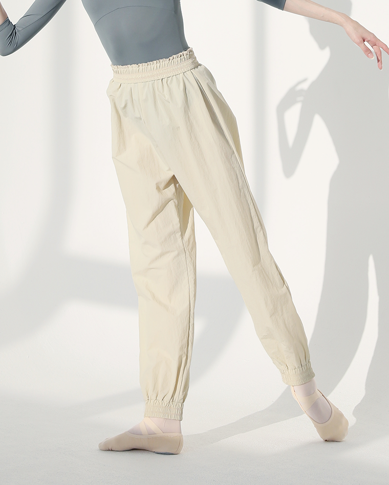 Wrinkle Warm-up Pants [Vanilla]