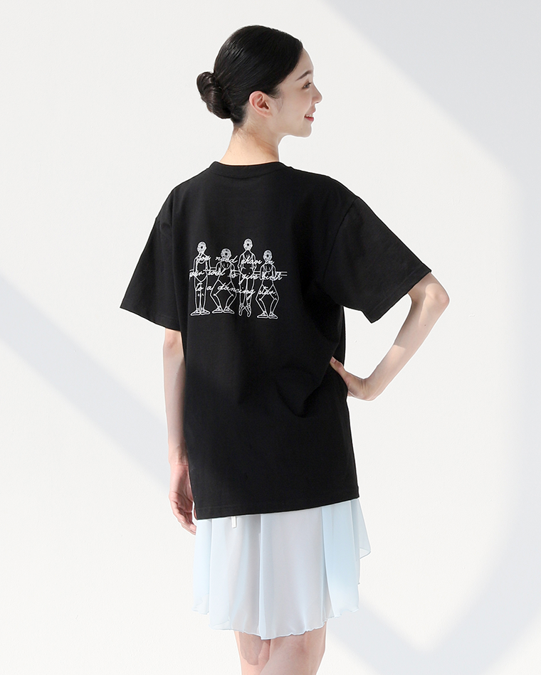 Plié T-shirt [Black]