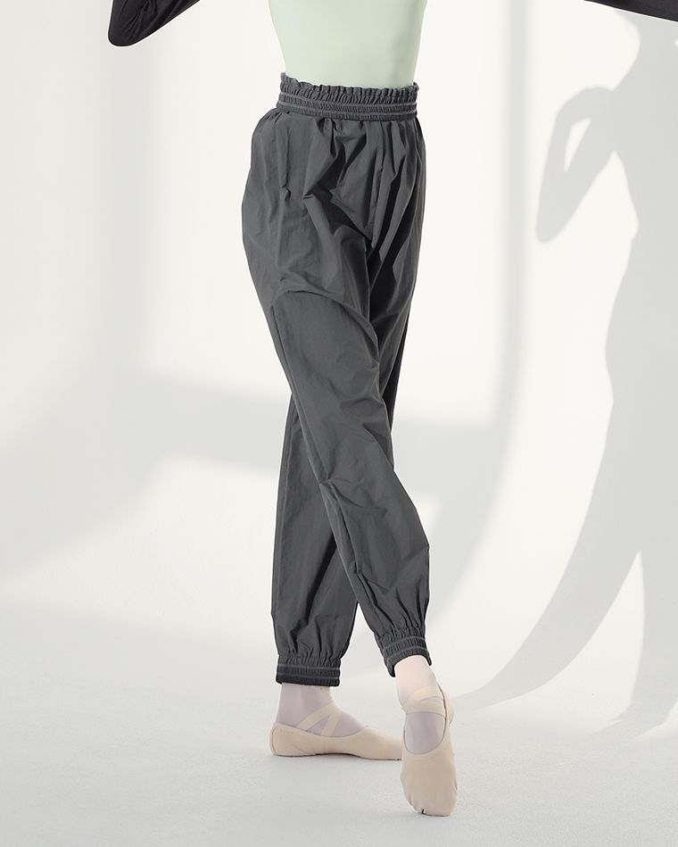 Wrinkle Warm-up Pants [Charcoal] Korea
