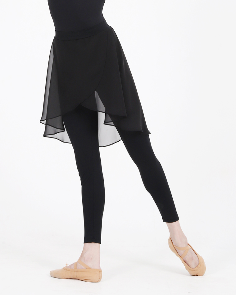 Chiffon Leggings [Black] Korea