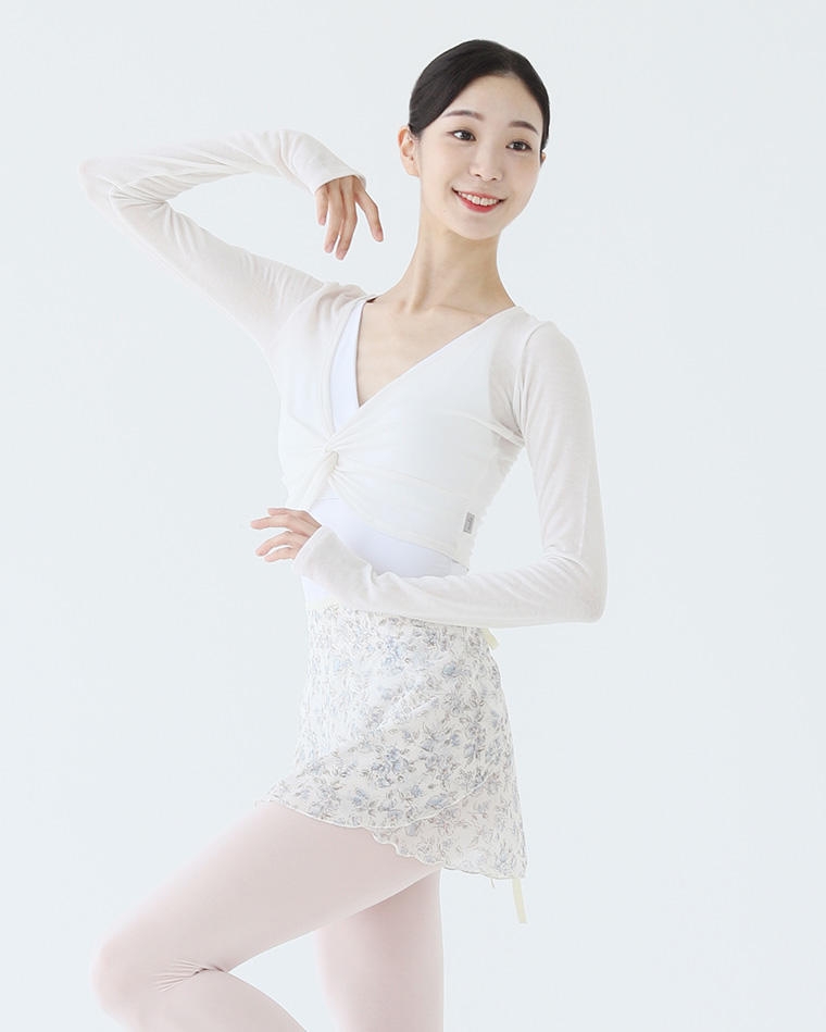Twisted Crop Tee [Cream]