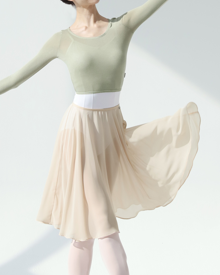 360 Degree Rehearsal Skirt [Nude] Korea