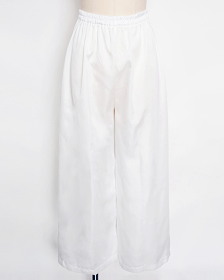 silk trousers