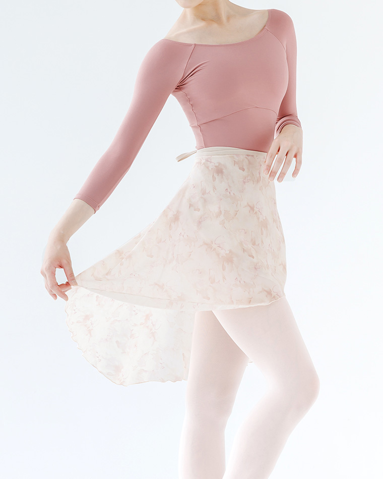 Rehearsal Stretch Skirt [Flower] Korea