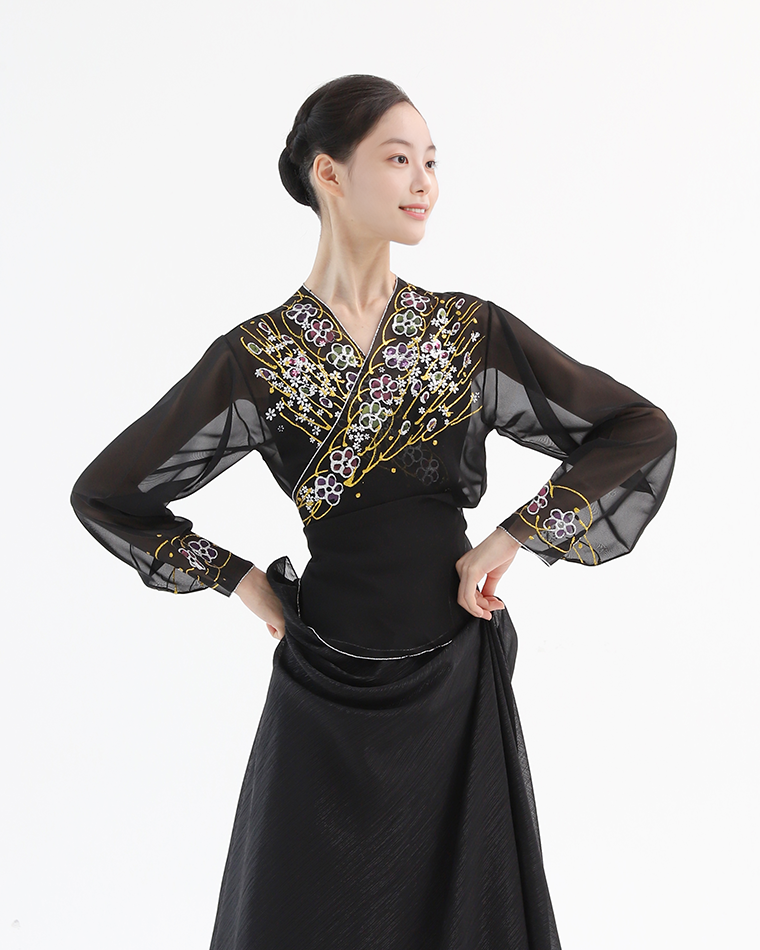 Straight Plum Blossom Jeogori [12 colors] Korea