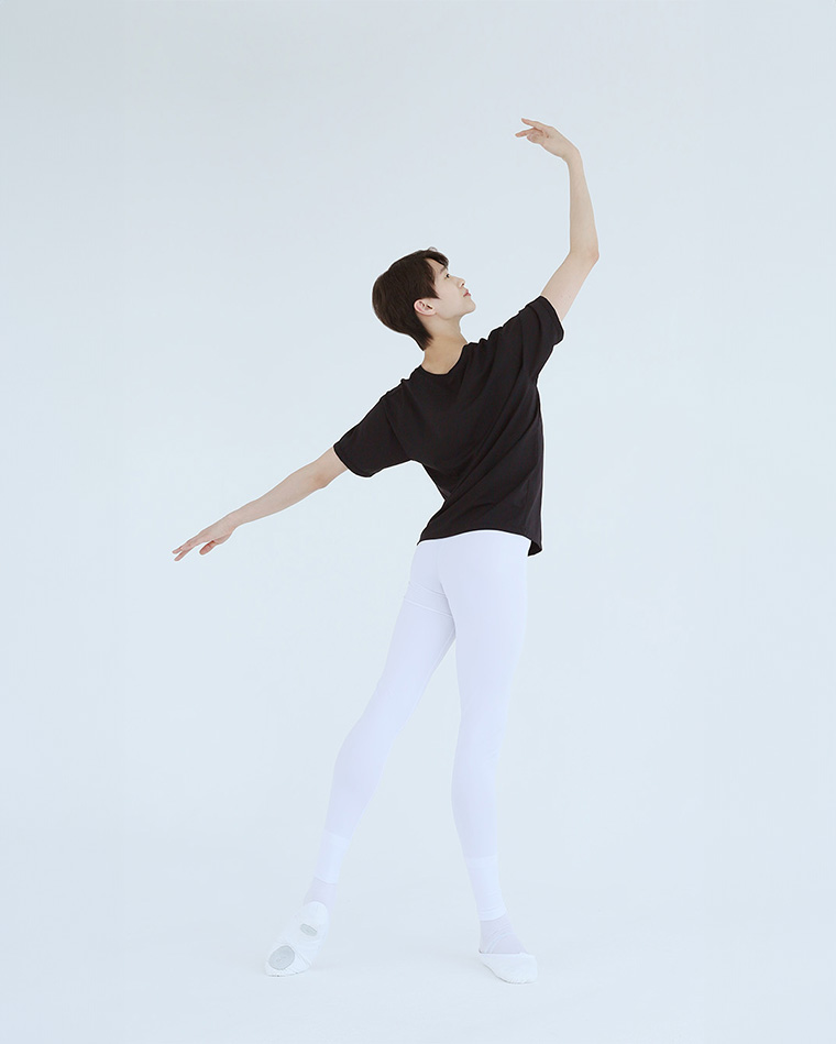 [Men's] Footless Tights 9-part [White]