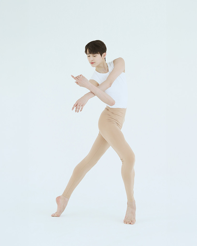 *[Men's] Footless Tights 9-part [Nude]