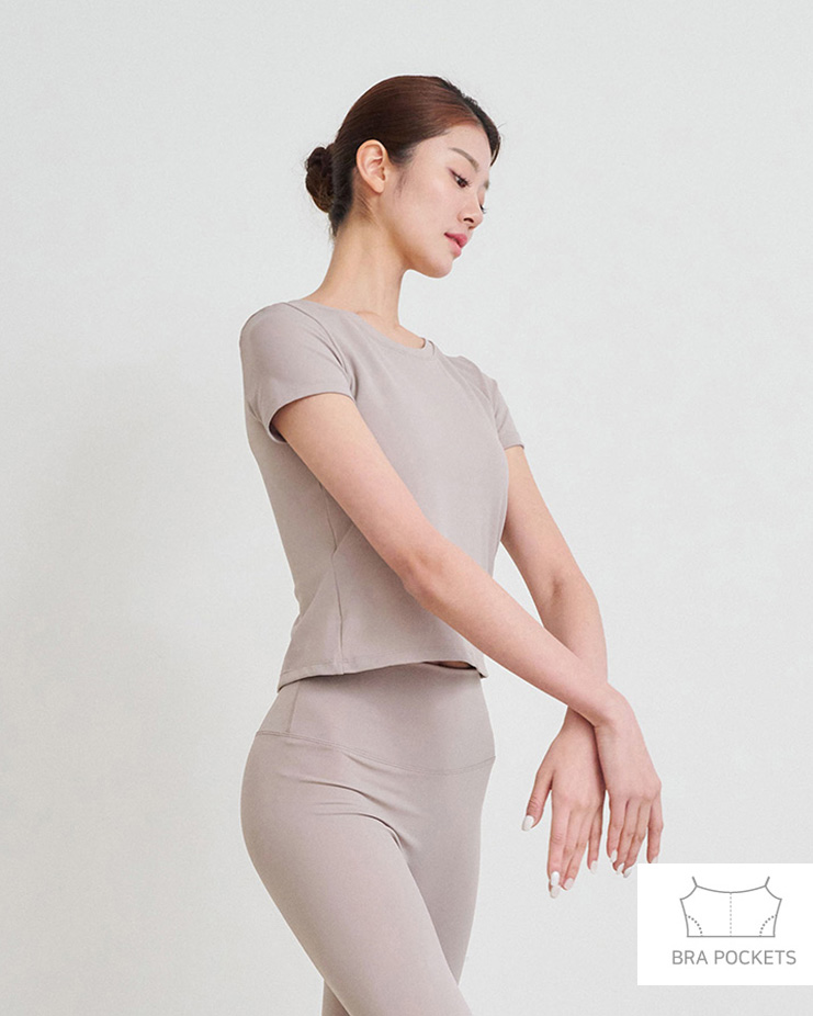 Softrix Short Sleeve [Mocha Beige] Korea