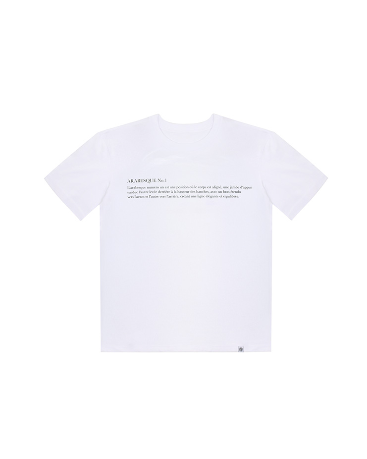 Arabesque T-shirt [White]  Korea
