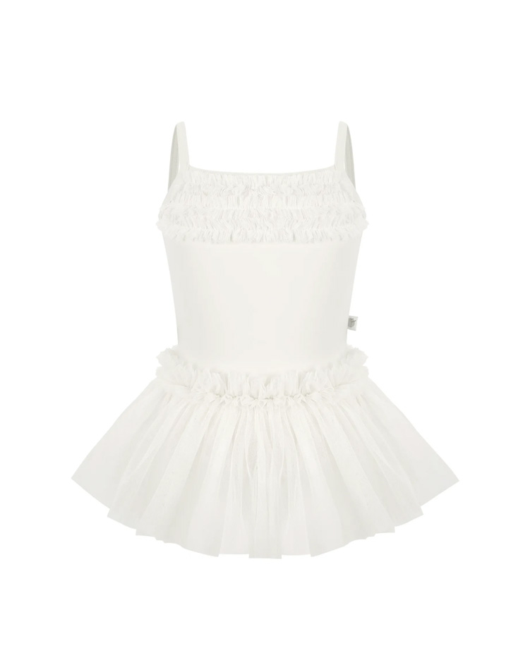 Ruffle Tutu Kids [White] Korea
