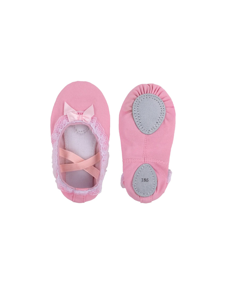 Lace Ribbon Shoes [Pink] Korea