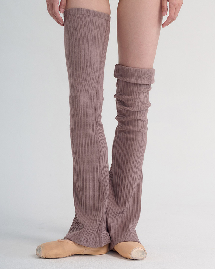 Flare leg warmers [Brown]