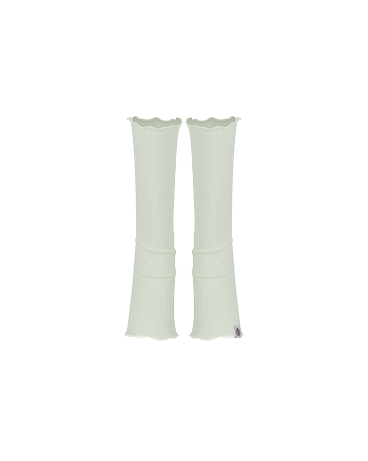 Ribbed Crew Warmer [Honeydew]