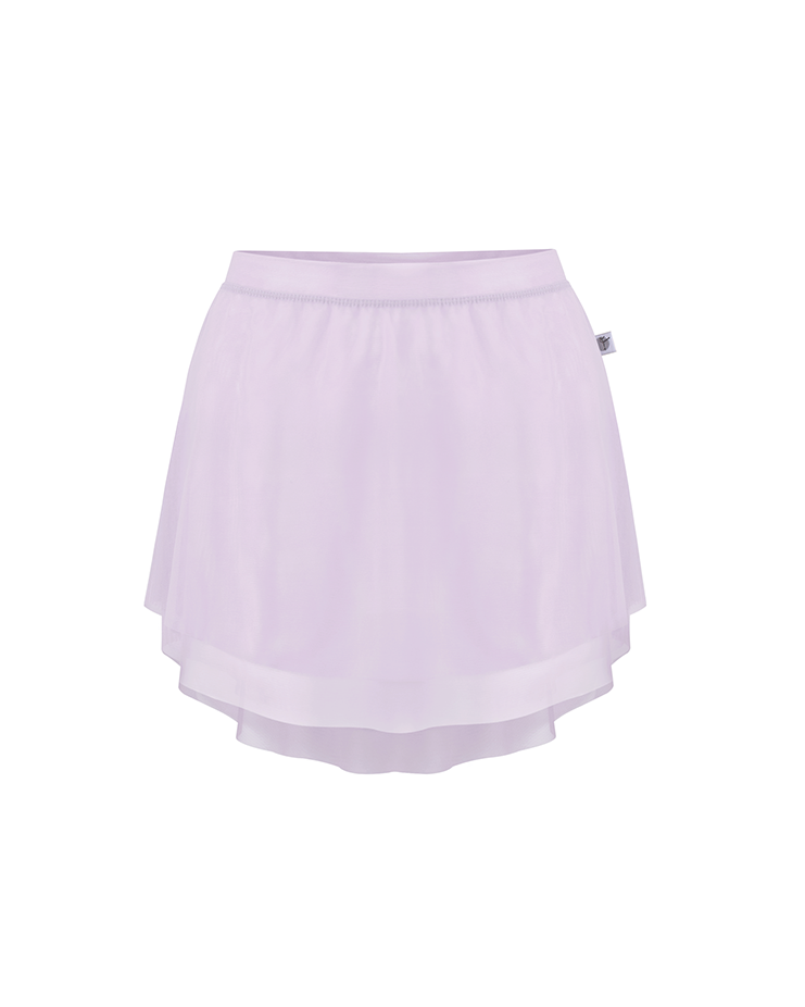 Silhouette Slit Pull-On Skirt [Ice Lavender]