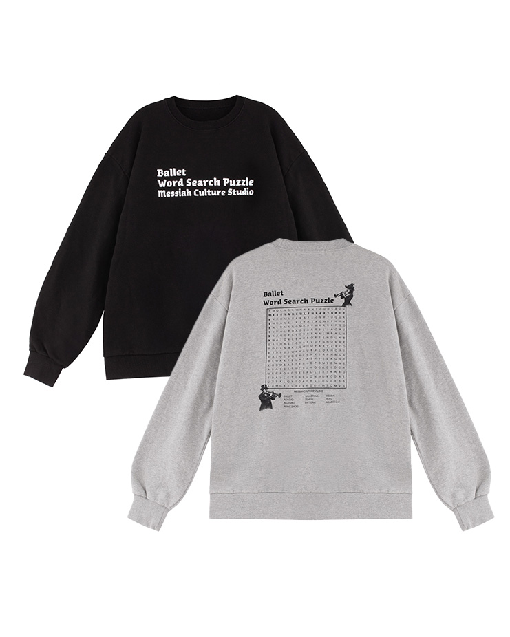 Search Puzzle Sweatshirt SET Korea