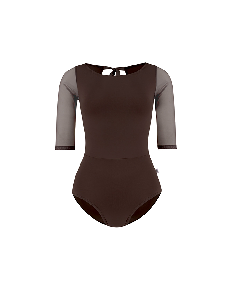 Soft Kelly Leotard [Deep Brown]