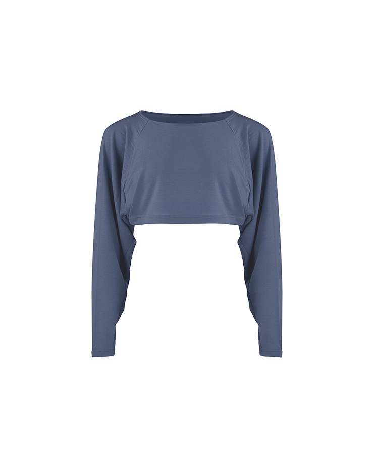 Relaxed Crop Top [Blueberry]