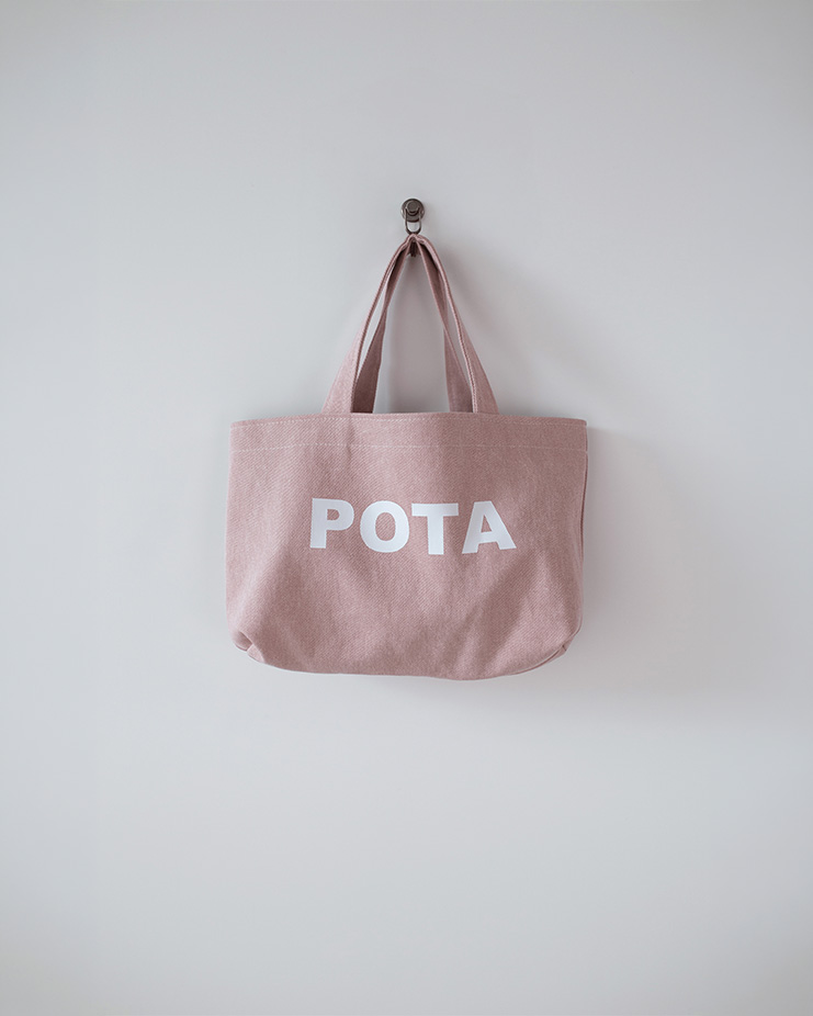 POTA logo tote bag [pink]