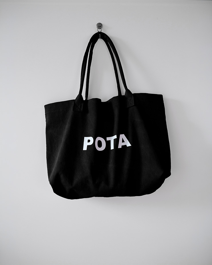 POTA logo big bag [black]