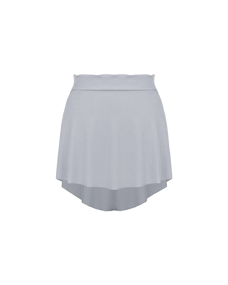 Aeroflow Ribbed Wrap Skirt [Cloudy]