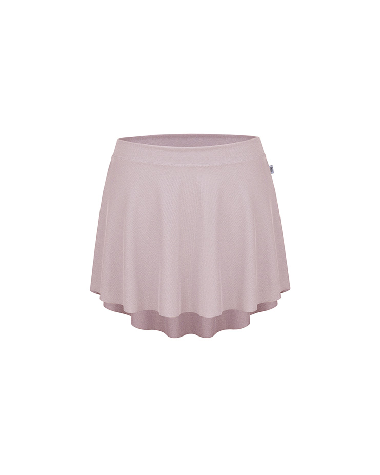 Aeroflow Ribbed Pull-On Skirt [Soft Pink]