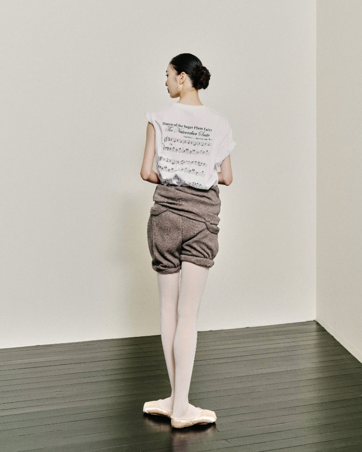 Piano Note T-Shirt [White] Korea