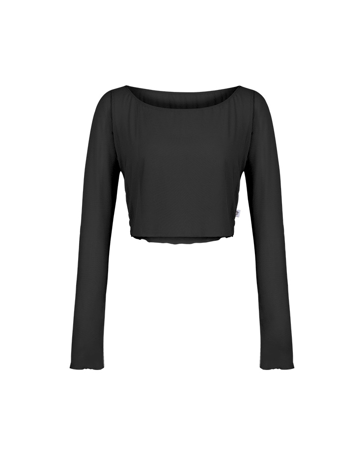 Glow Flare Mesh Top [Shadow Glow]