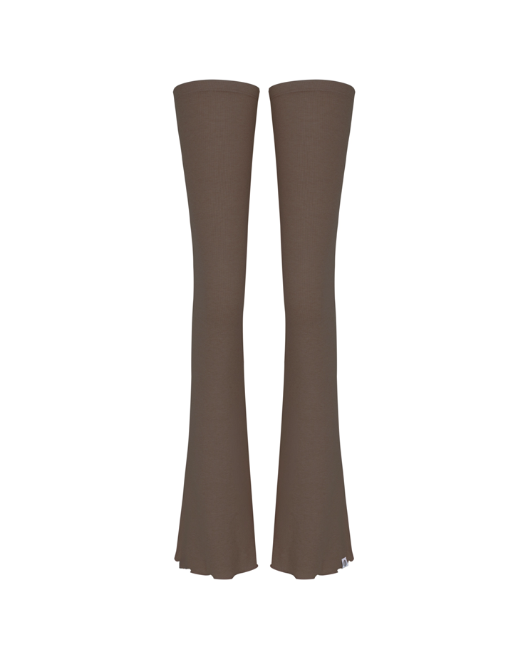 Natural Fit Angora Leg Warmers [Warm Taupe]