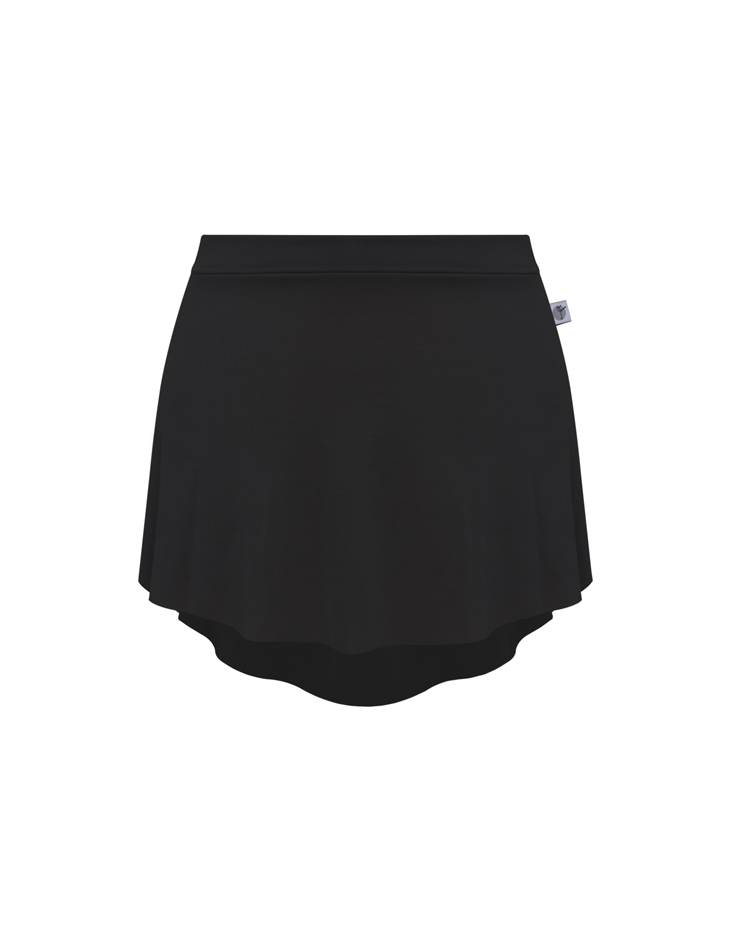 Luster Pull-on Skirt [Glow Black]