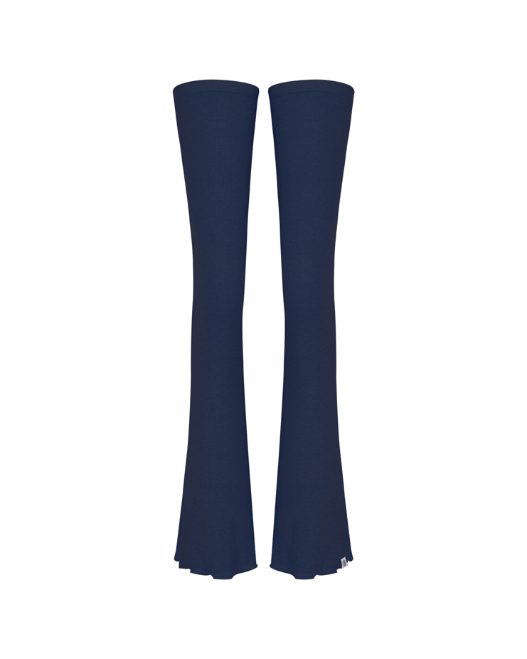 Natural Fit Angora Leg Warmers [Cobalt Blue]