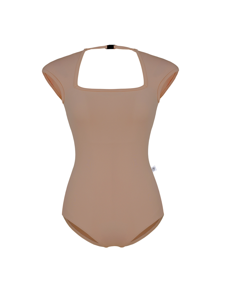 Grace Square Leotard [Almond Latte]
