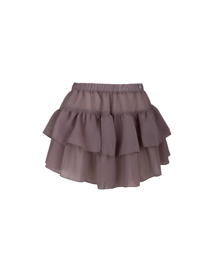 Layered Cover Shorts [Beaver]
