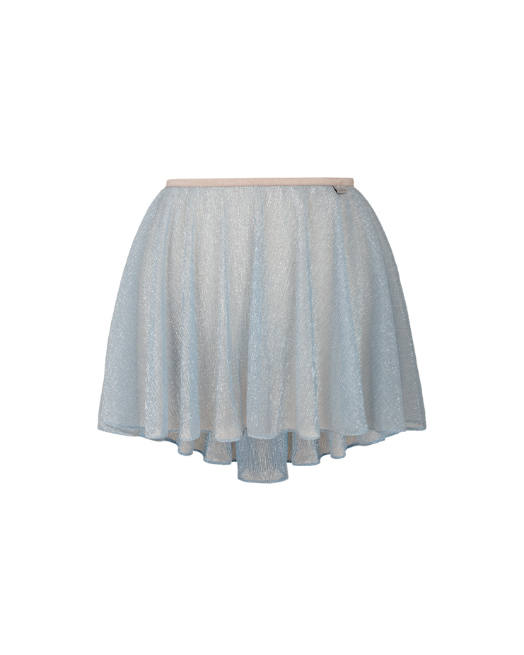 Twinkle Volume Pull-on Skirt [Sky Shimmer]