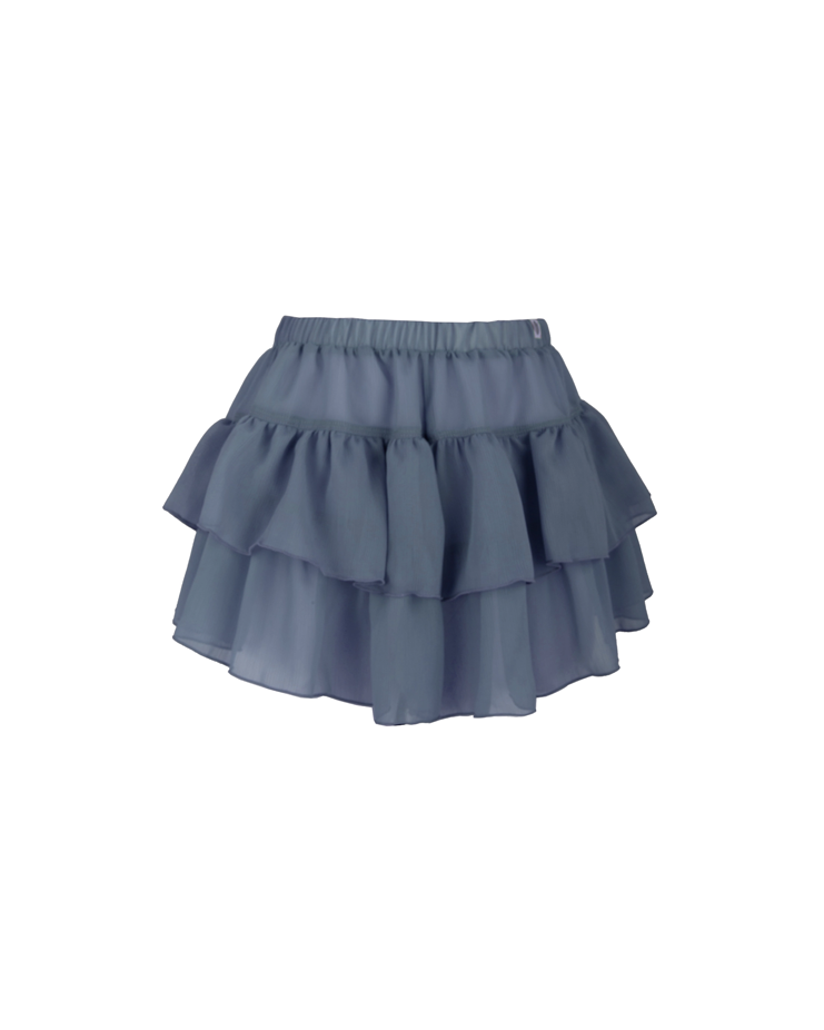 Layered Cover Shorts [Smoky Blue]