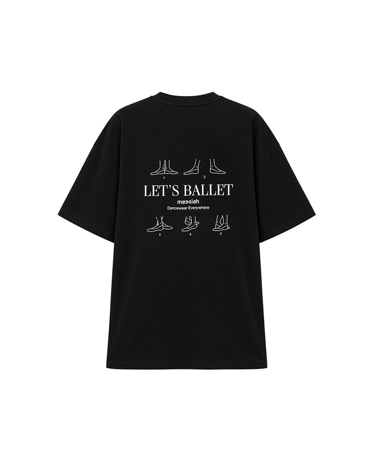 Let’s Ballet T-shirt [Black]