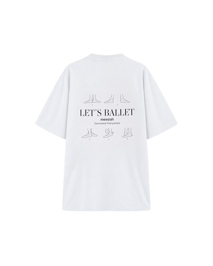 Let’s Ballet T-shirt [White]